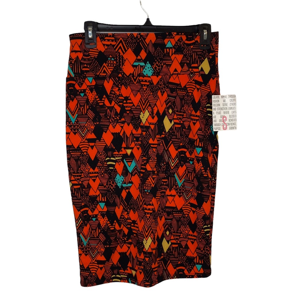 LuLaRoe Cassie Skirt‎ Size Small Multicolor Stretch (1067)